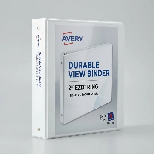 Avery Durable View Binder with 2-Inch EZD Ring